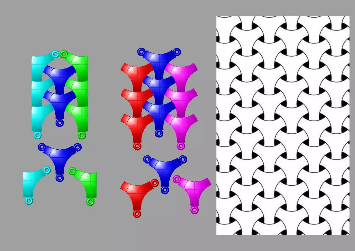 Bracelets Chain ARMORE2 3D 3D print model_0