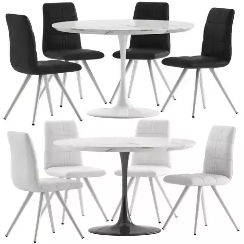 Linea Furniture Donny Chair and Keys Road Designs Tulip Table