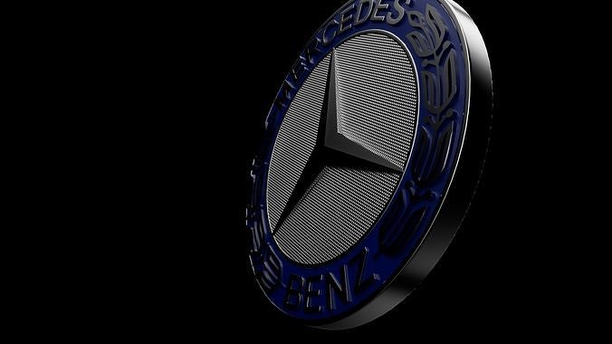 Mercedes-Benz Logo 3D model 4