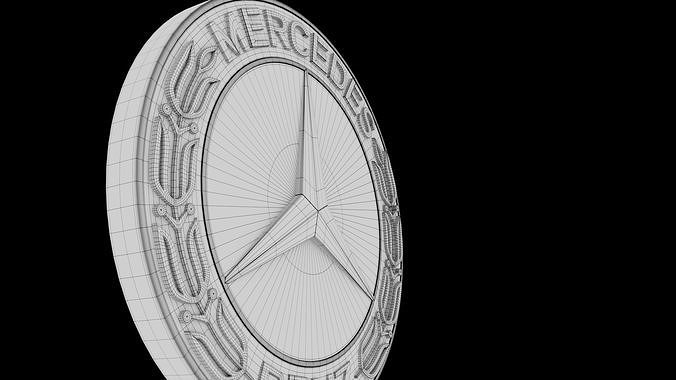 Mercedes-Benz Logo 3D model 6