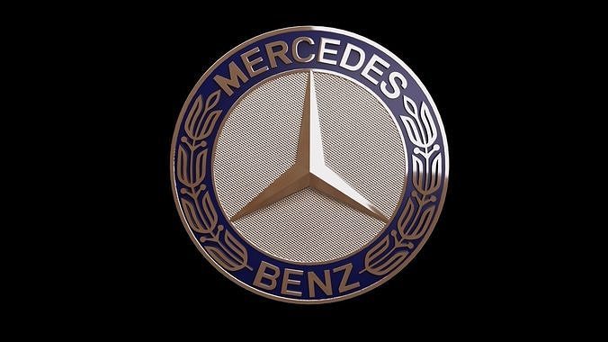 Mercedes-Benz Logo 3D model 2
