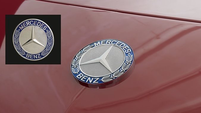 Mercedes-Benz Logo 3D model 5