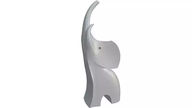 Elephant sculpture Modern Abstract Decorative Figurines Statue 