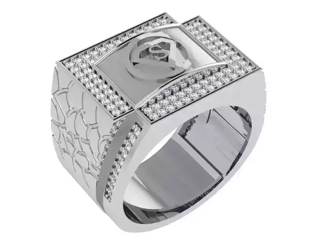 Square Diamond Ring 4091