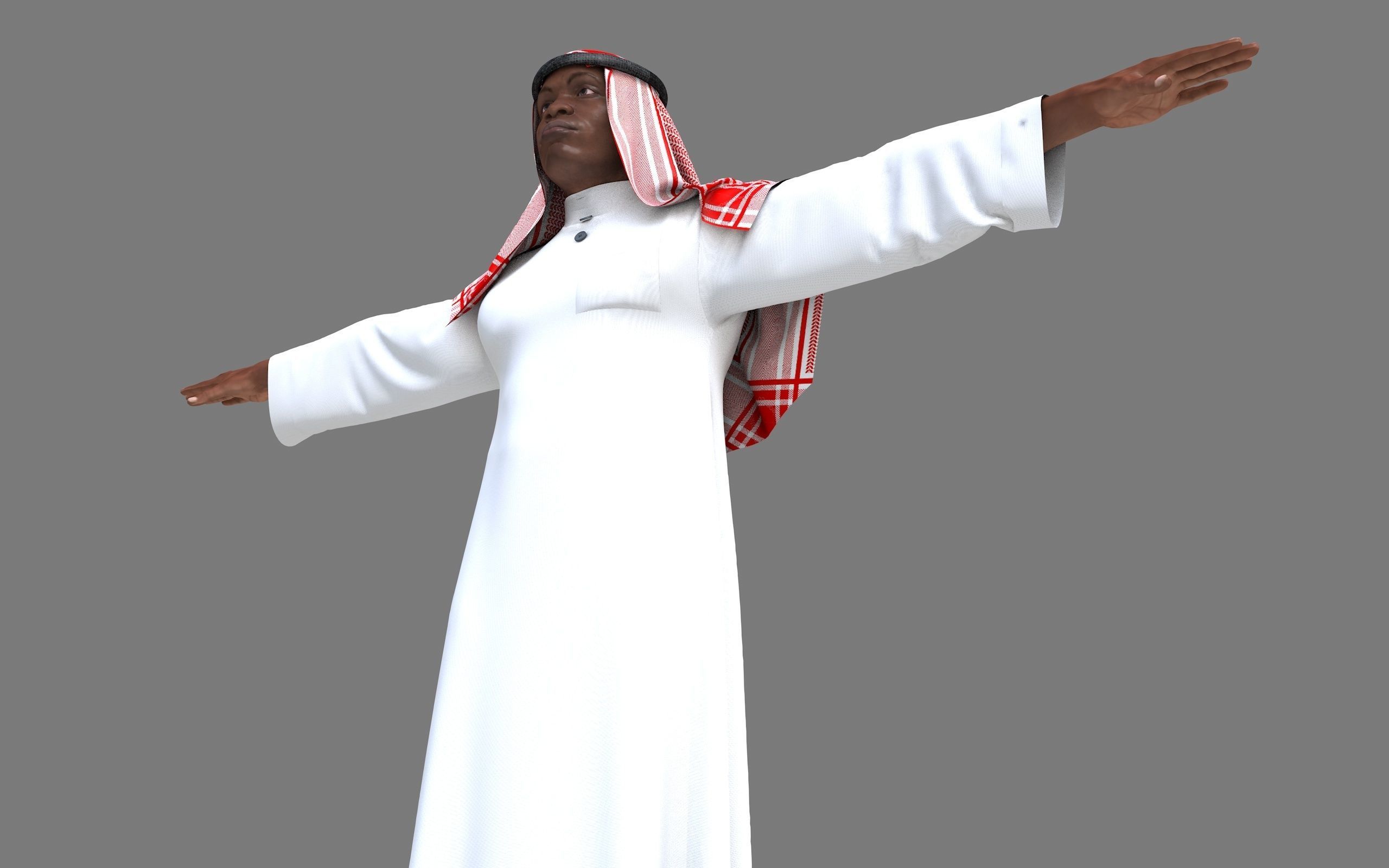  muslim arabia man 3d model 3D model_18