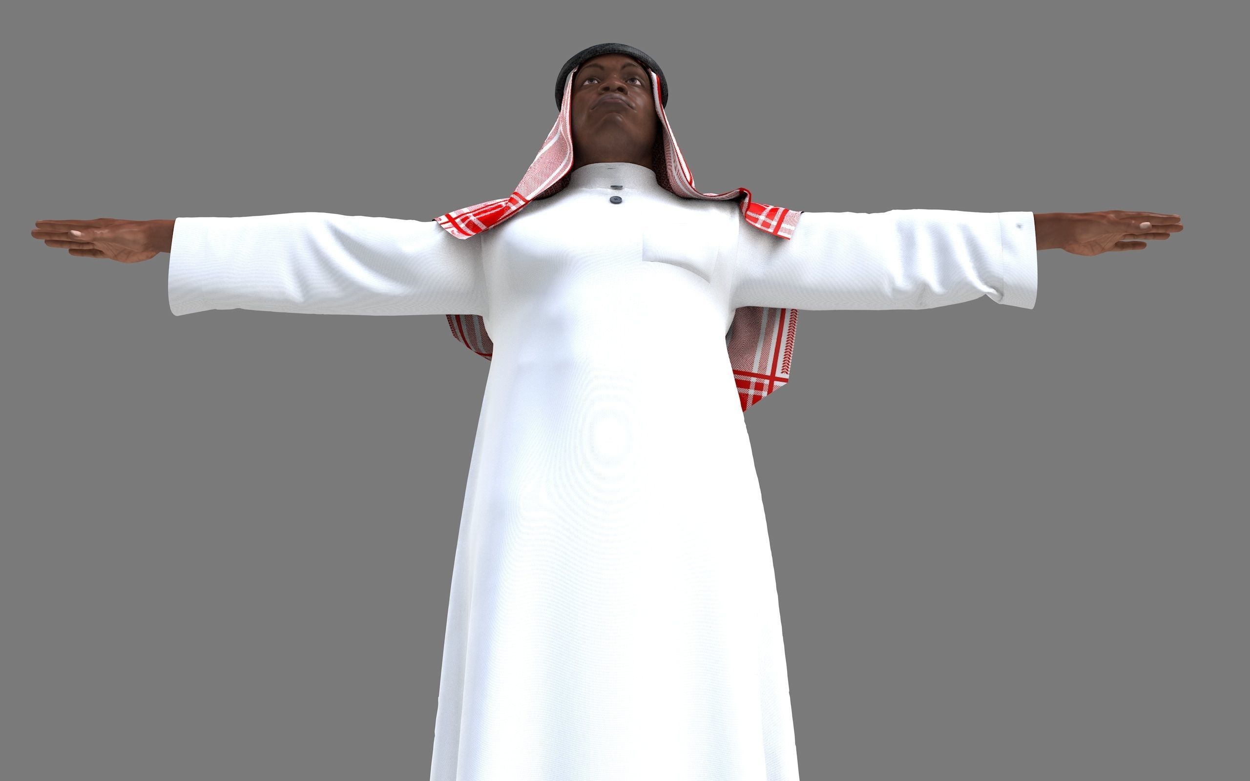  muslim arabia man 3d model 3D model_20