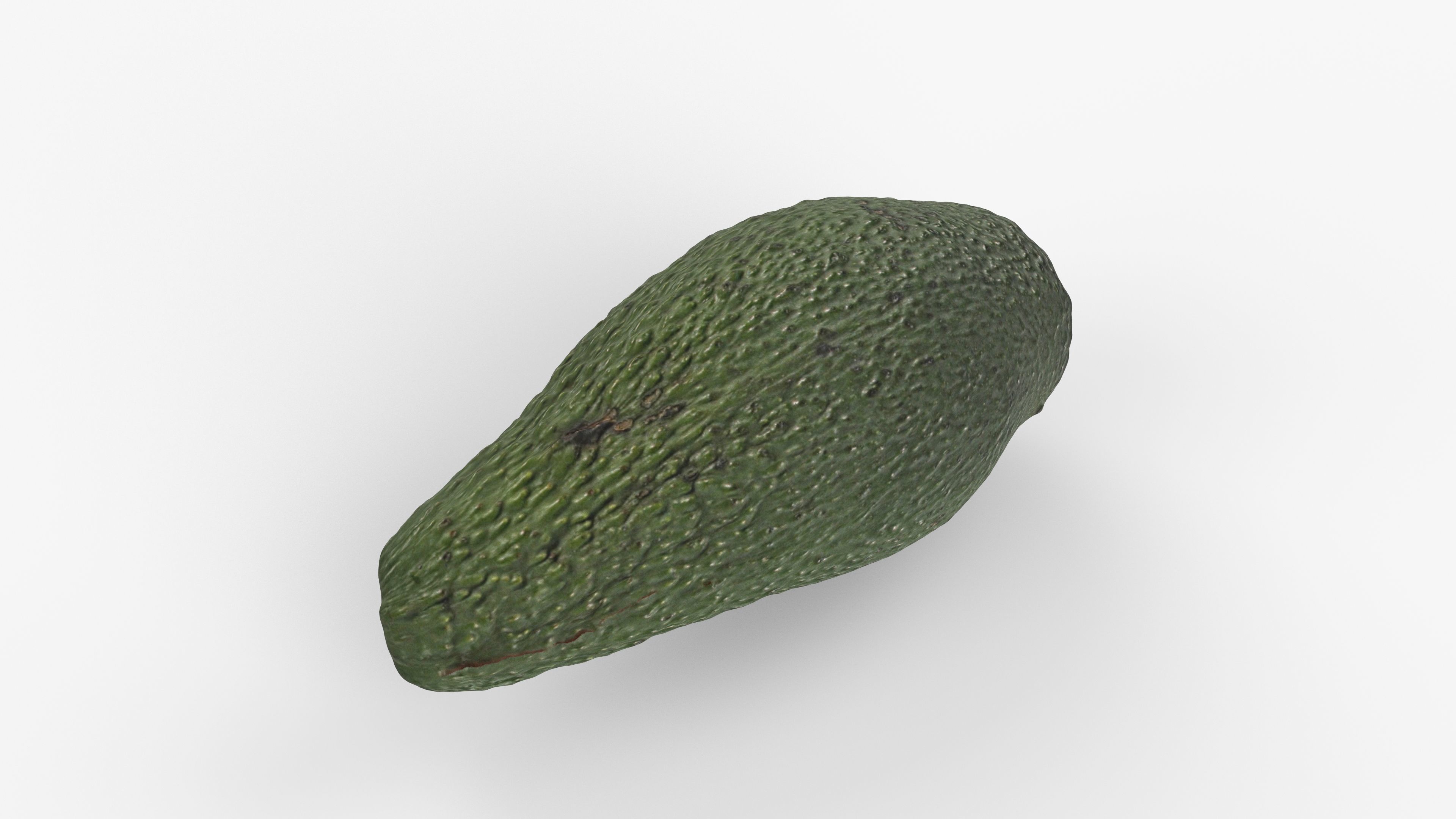 Photorealistic 3D Scanned Avocado Low-poly 3D model_10
