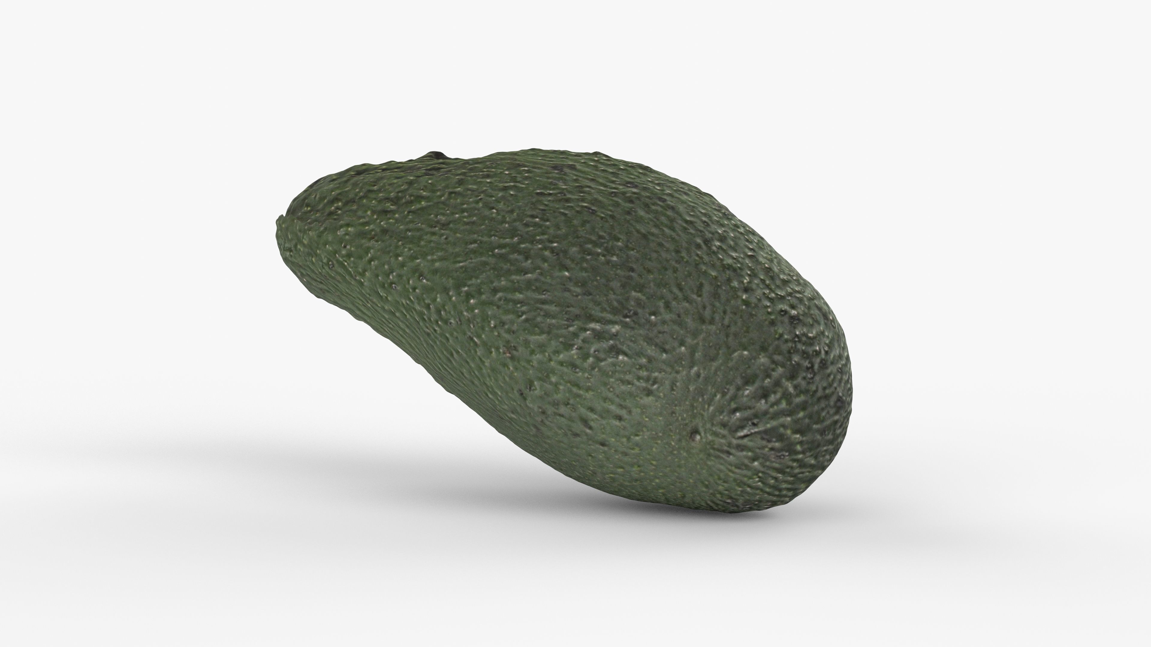 Photorealistic 3D Scanned Avocado Low-poly 3D model_8