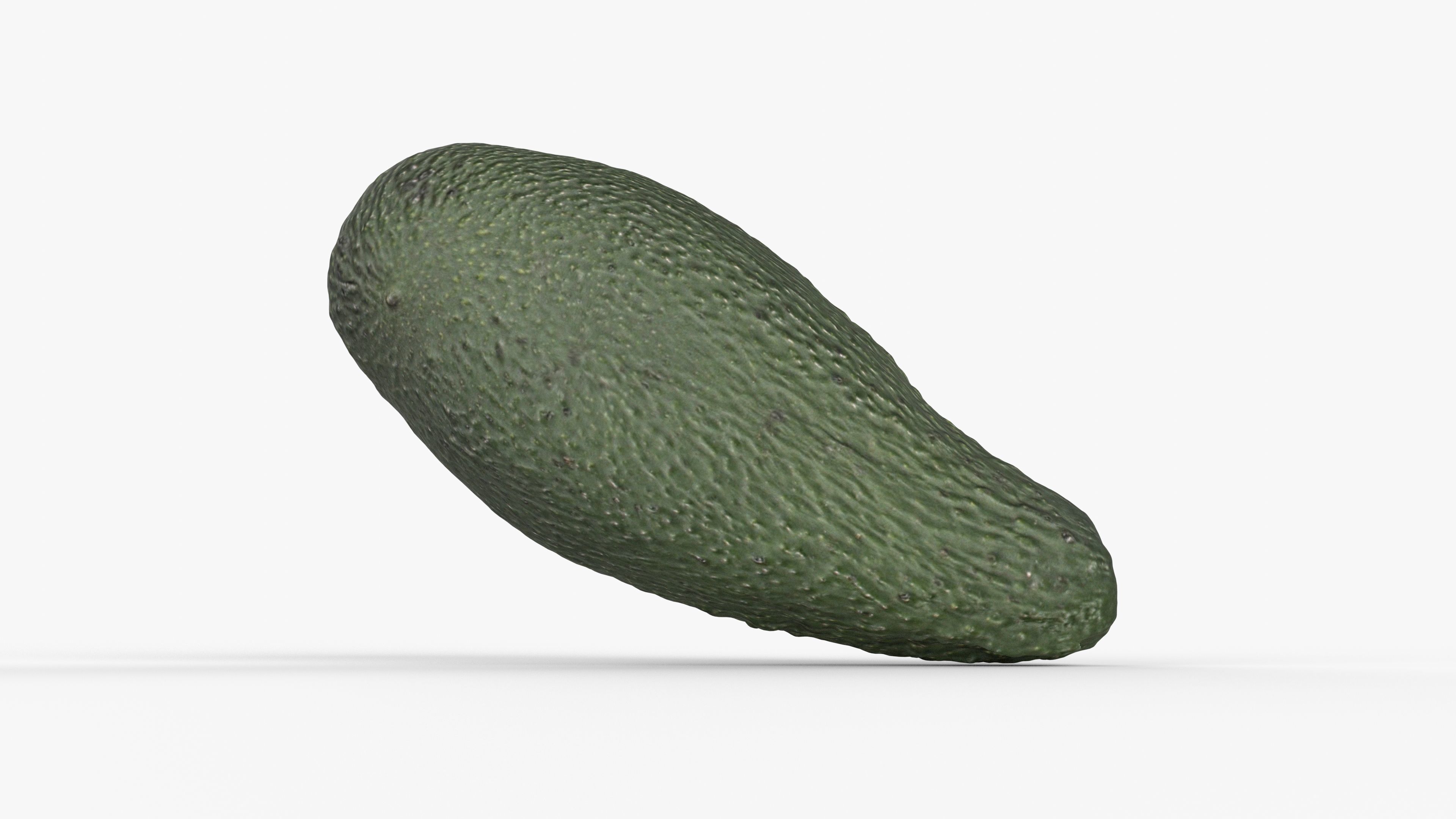 Photorealistic 3D Scanned Avocado Low-poly 3D model_14