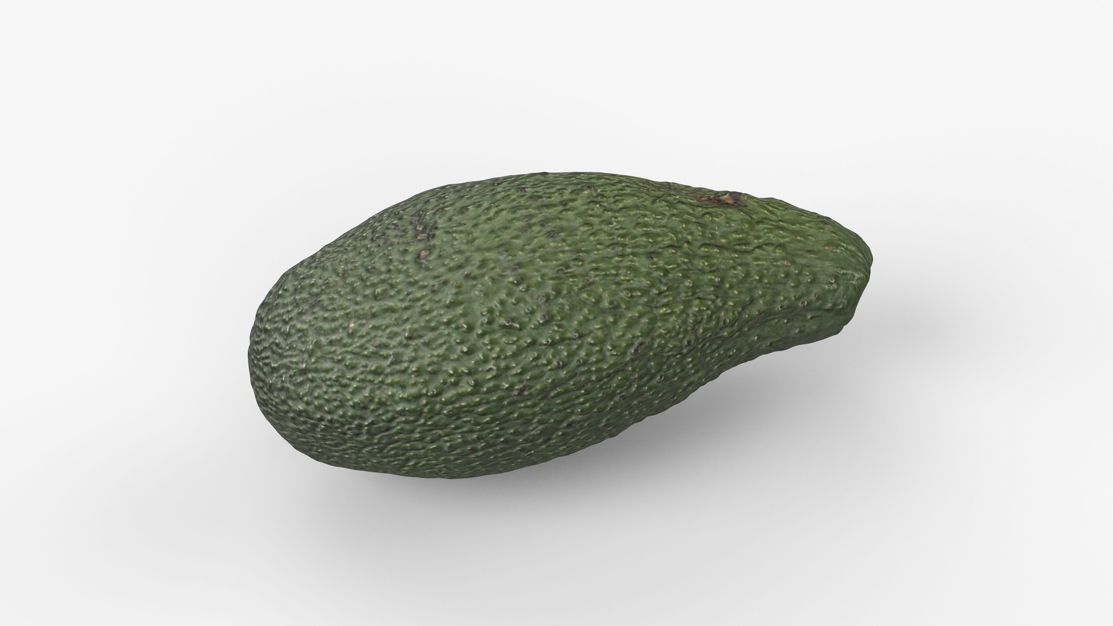 Photorealistic 3D Scanned Avocado Low-poly 3D model_6