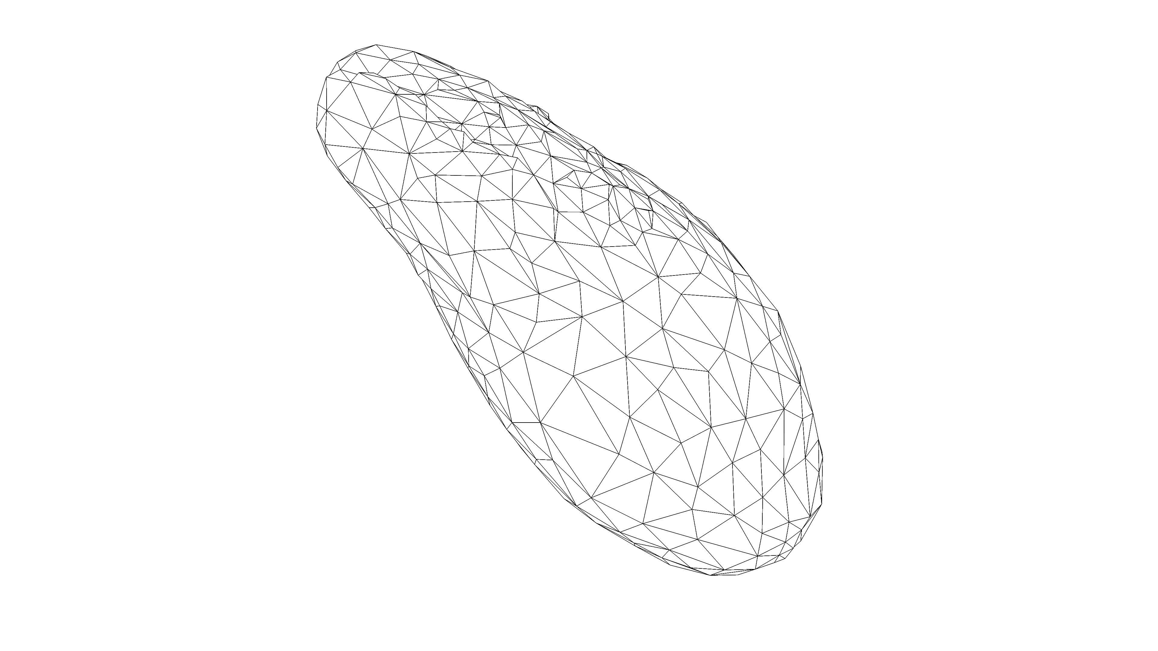 Photorealistic 3D Scanned Avocado Low-poly 3D model_16