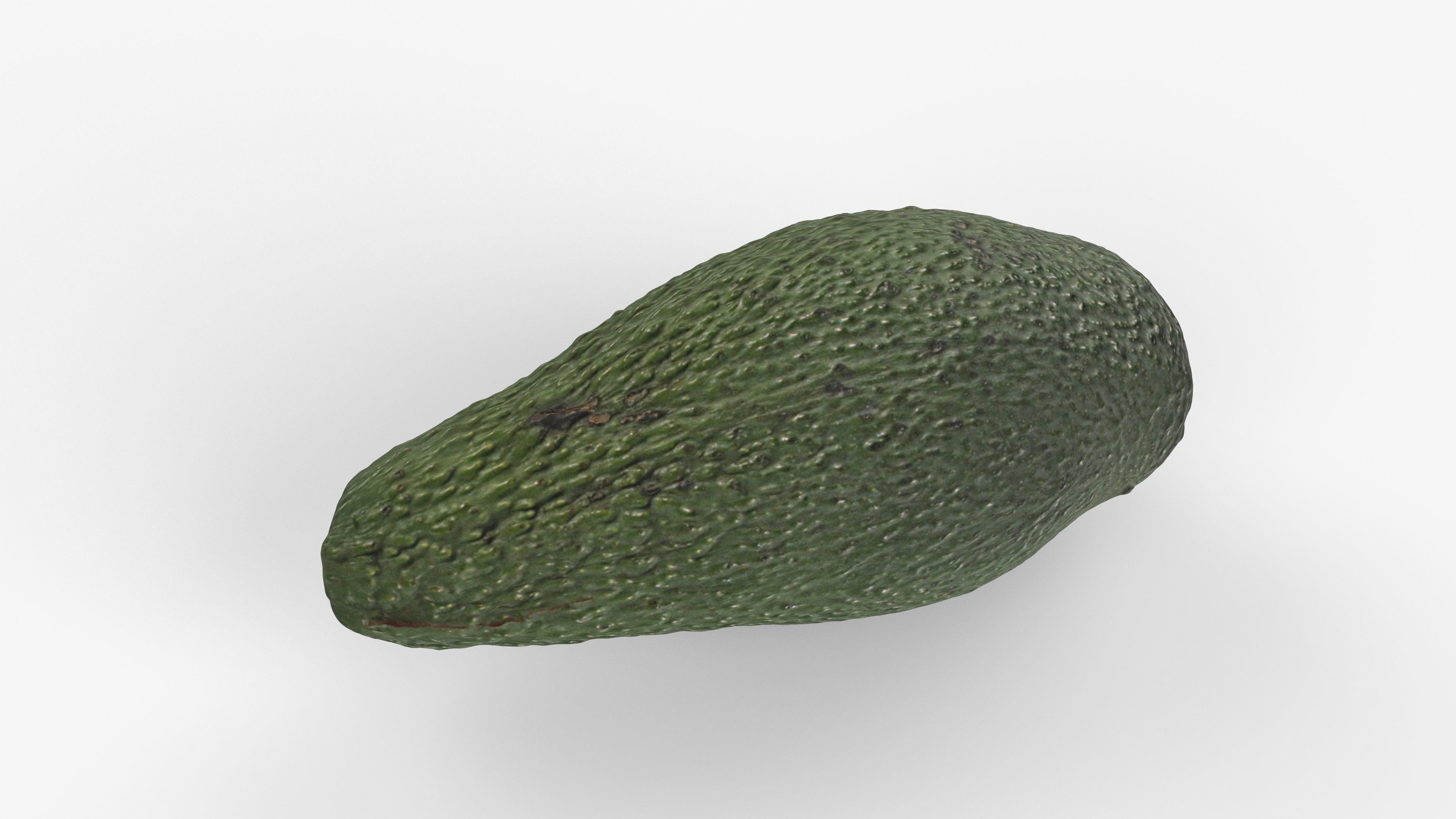 Photorealistic 3D Scanned Avocado Low-poly 3D model_11