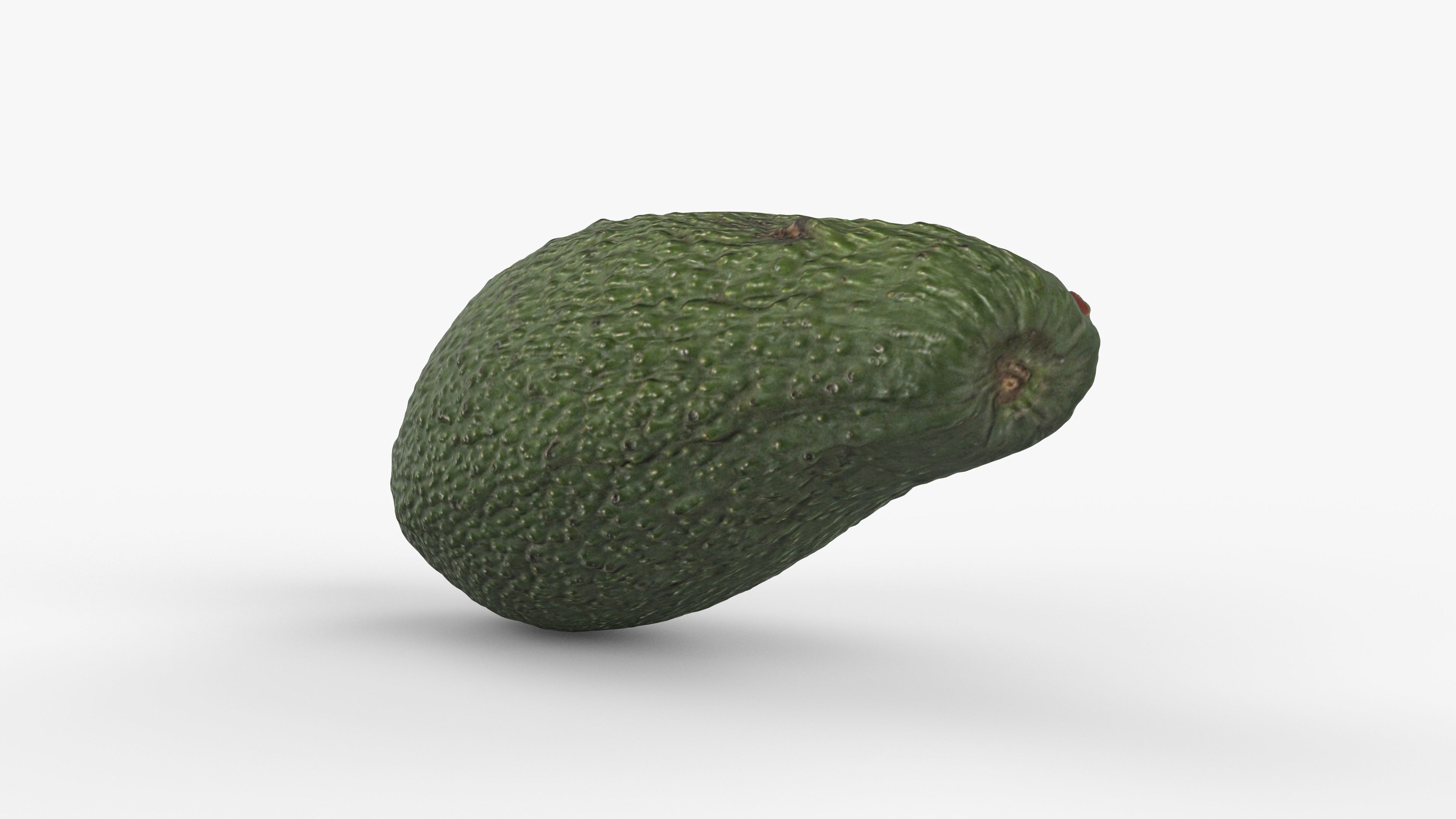 Photorealistic 3D Scanned Avocado Low-poly 3D model_2