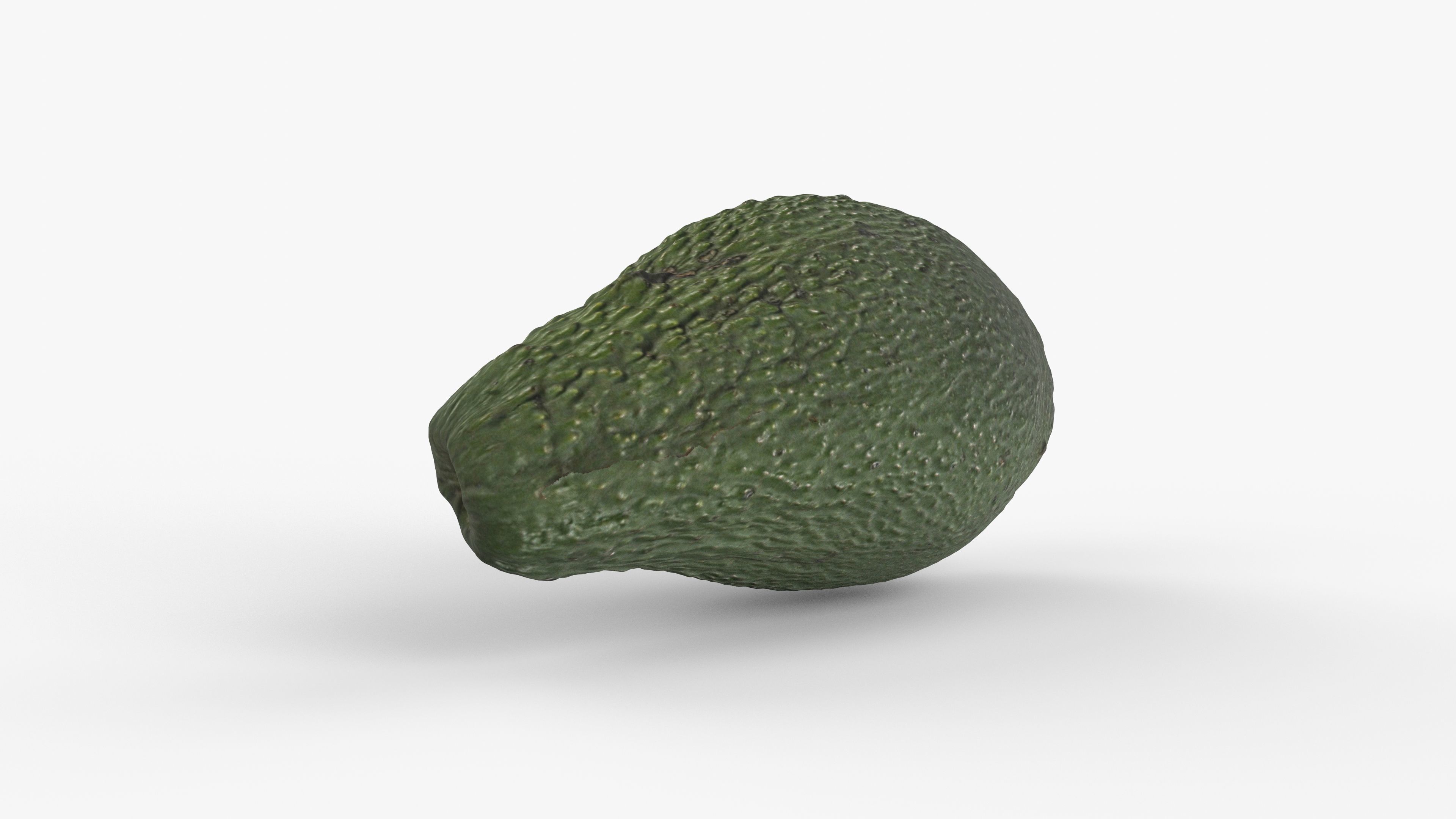 Photorealistic 3D Scanned Avocado Low-poly 3D model_13