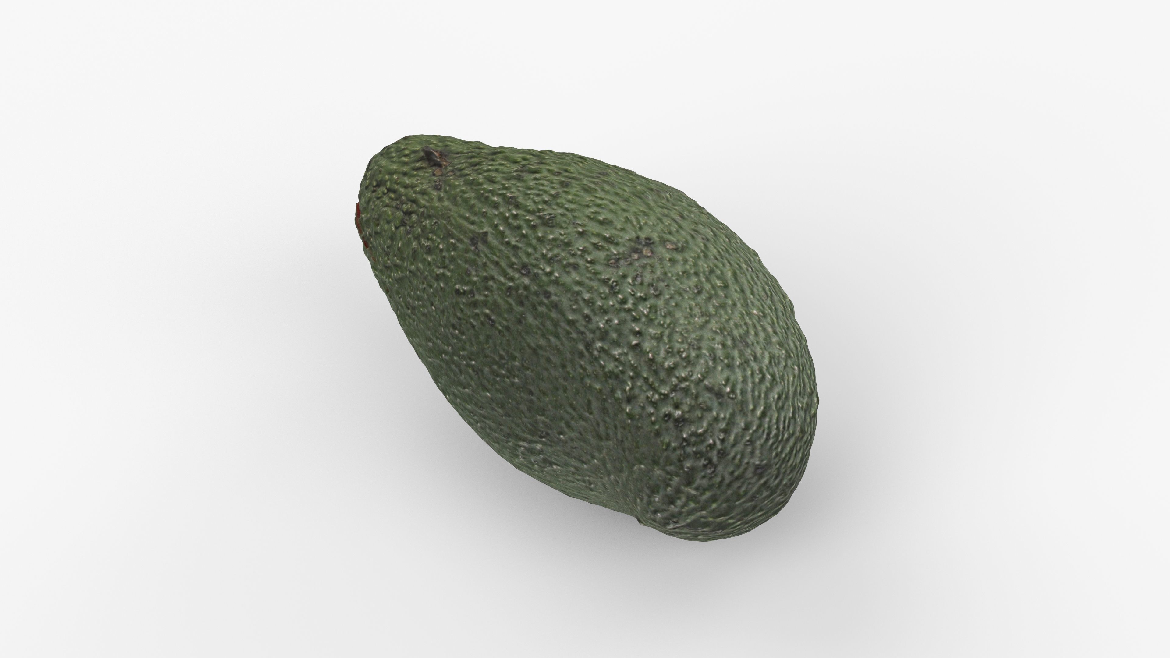 Photorealistic 3D Scanned Avocado Low-poly 3D model_12