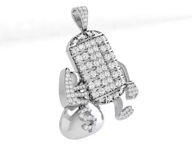 Military Style Pendant 4094