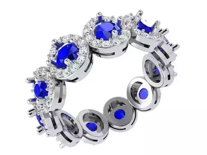 Round Halo Band 4098