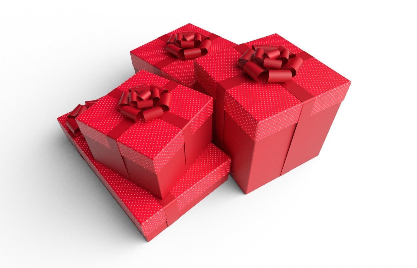 Gift Boexs M02 Low-poly 3D model_5