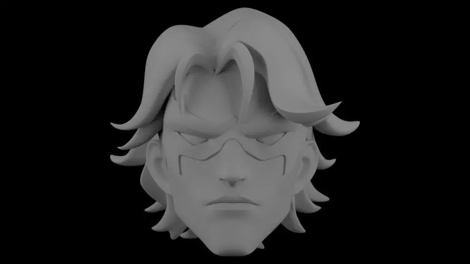 NIGHTWING HEAD SCULPT 3D print model