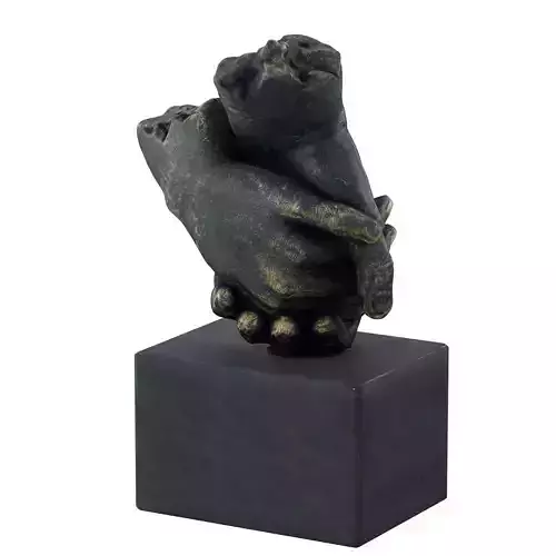 Lovers Hands Entwined Sculpture