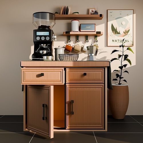 Coffee zone 3D model