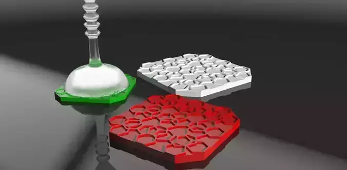 A drink coaster 3D print model