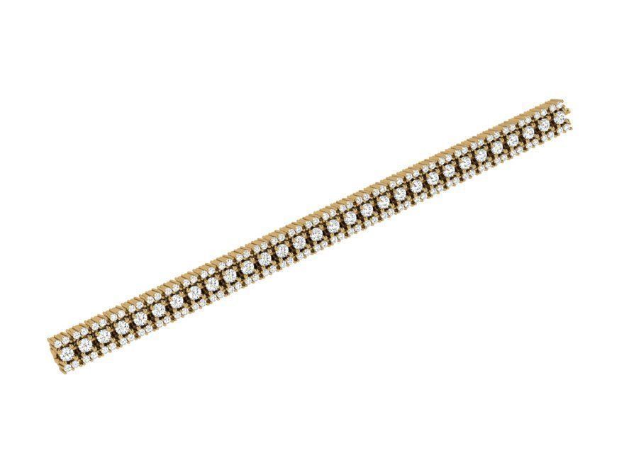 Diamond Bracelet 4103 3D print model_1