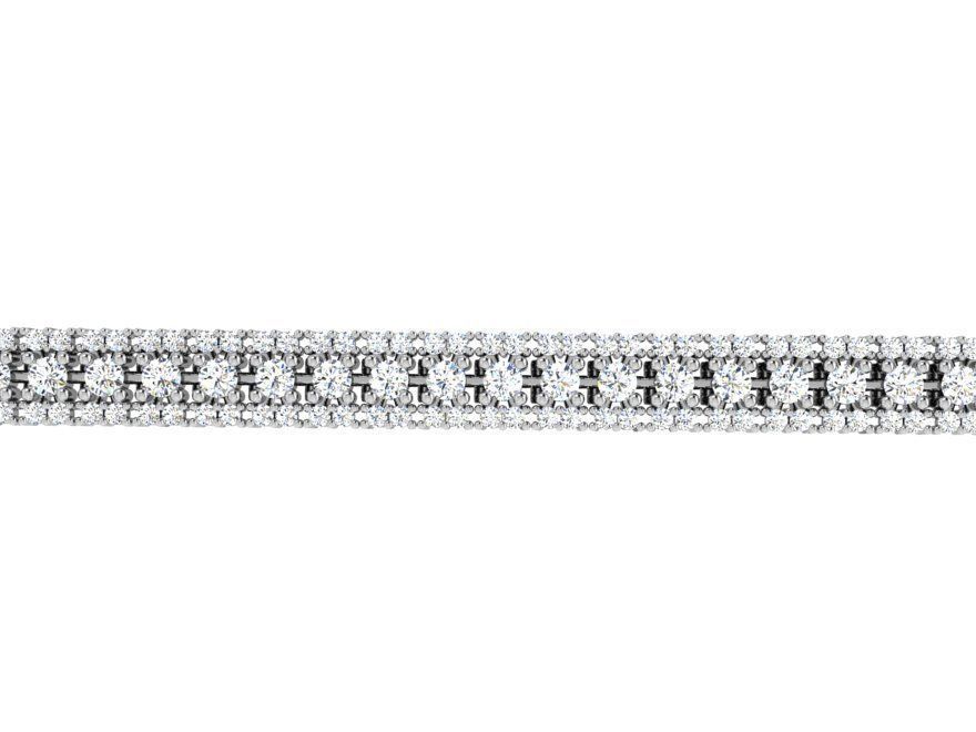 Diamond Bracelet 4103 3D print model_2
