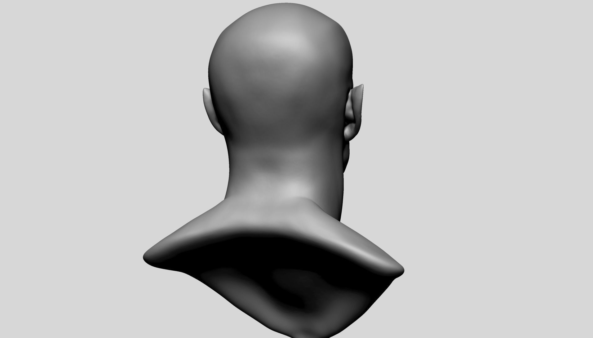 Male Head P 3D model_4