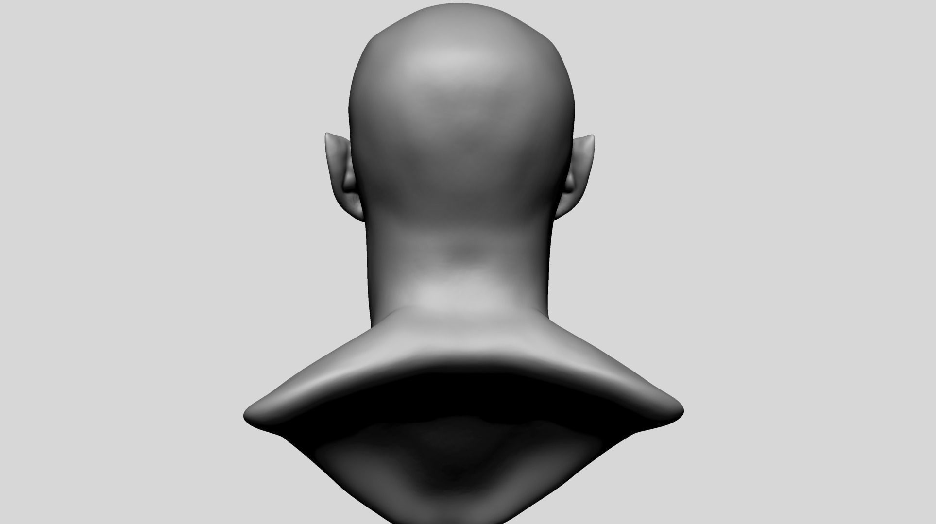 Male Head P 3D model_5