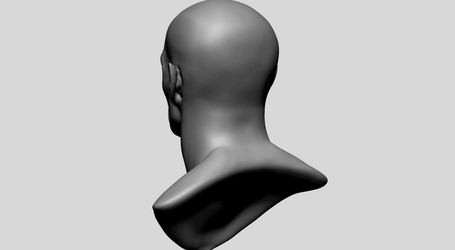 Male Head P 3D model_6