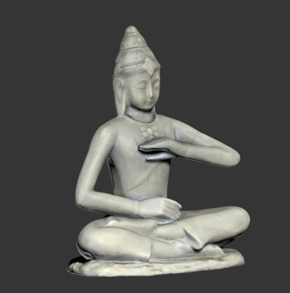 SITTING BUDDHA 3D model_5