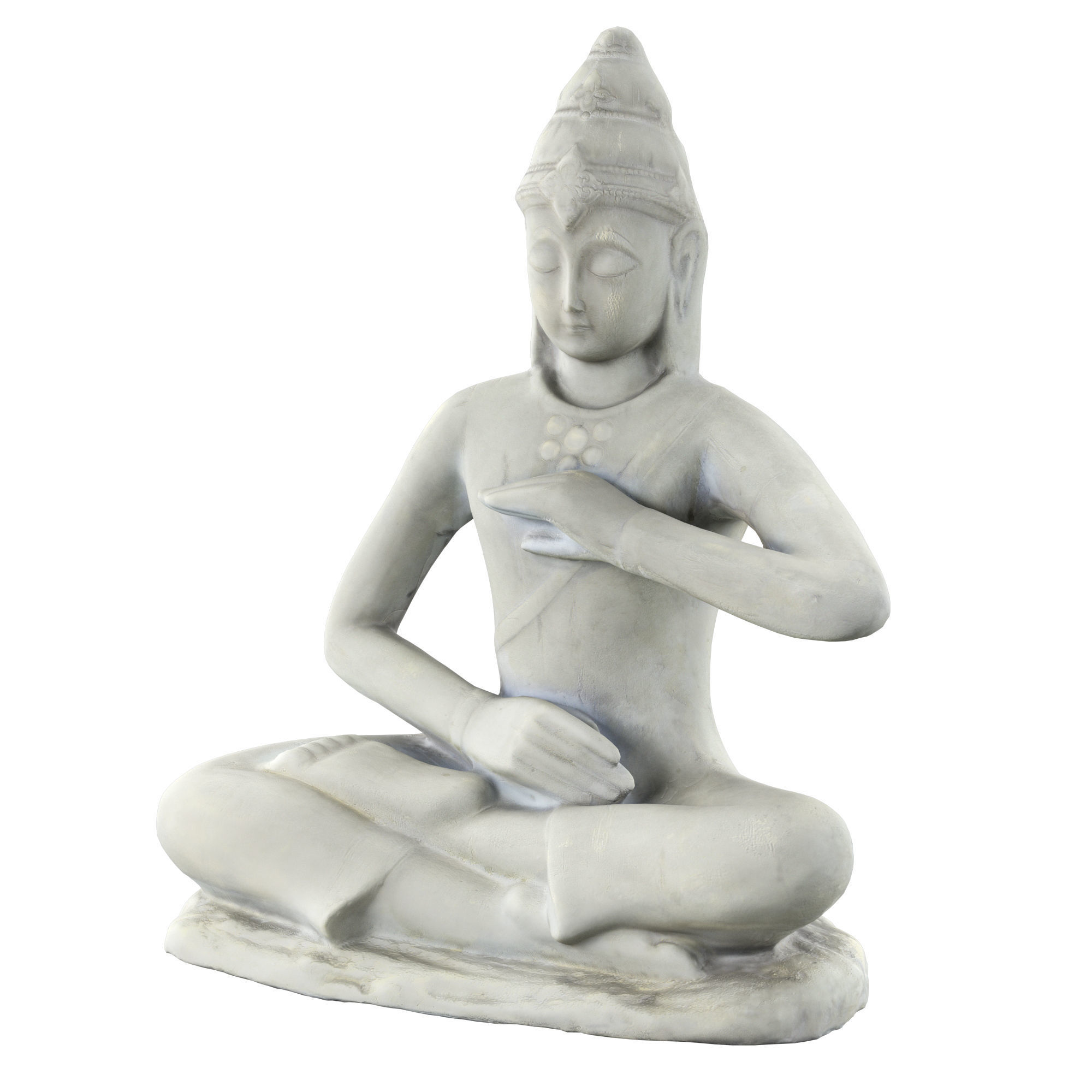 SITTING BUDDHA 3D model_4