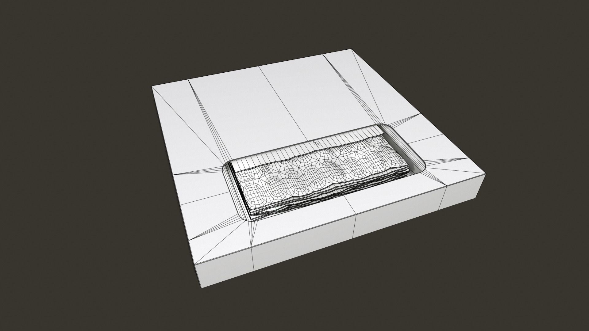 Lasagne Sheets Box - 3D Model Low-poly 3D model_8