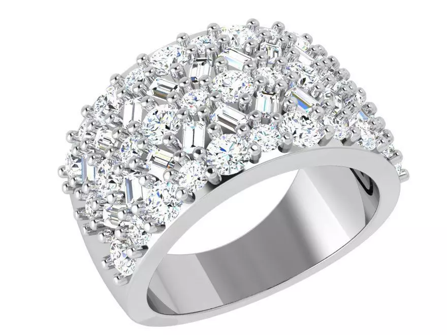 Diamond Band 4114 3D print model