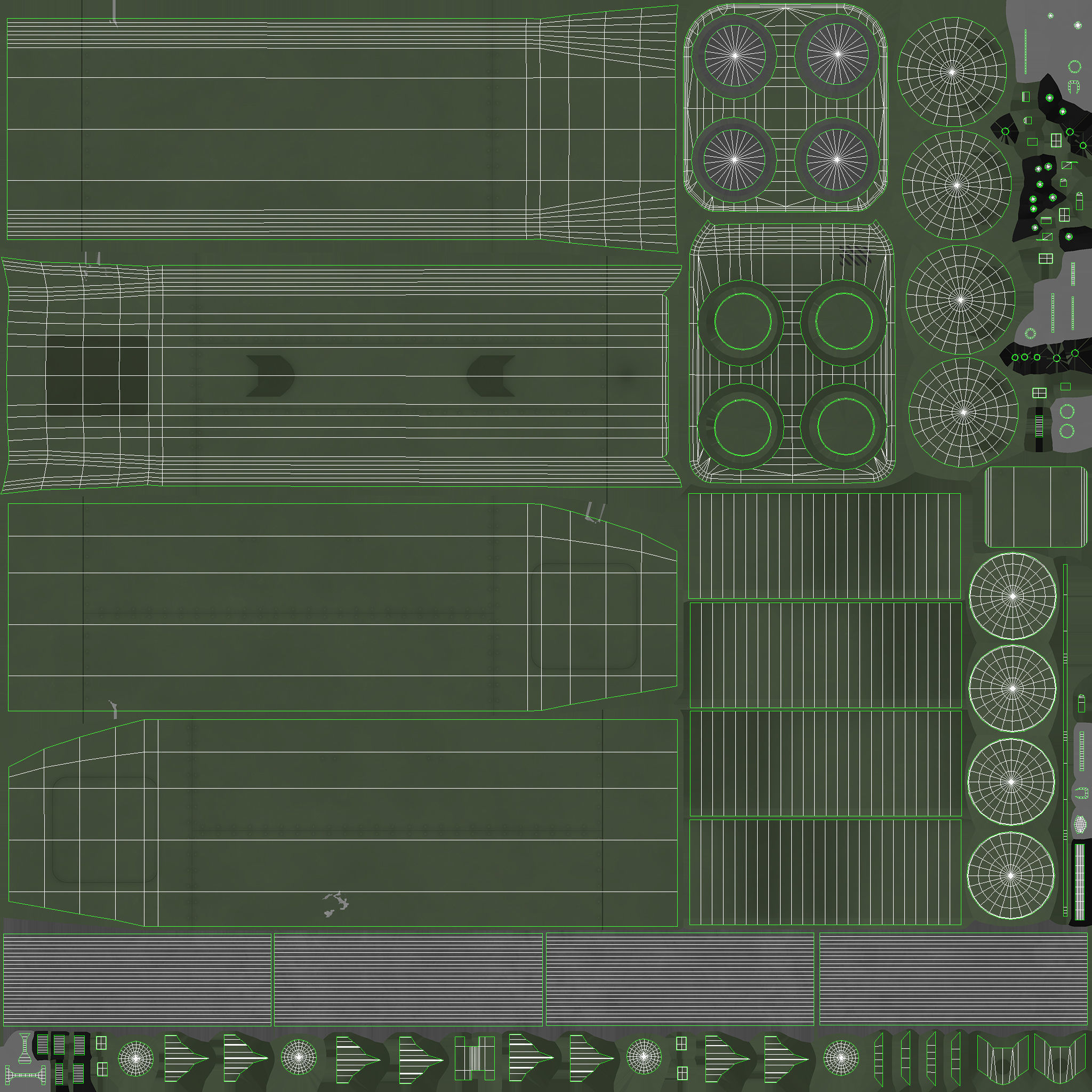  Launcher PARS 3LR With Missile X4 Low-poly 3D model_21