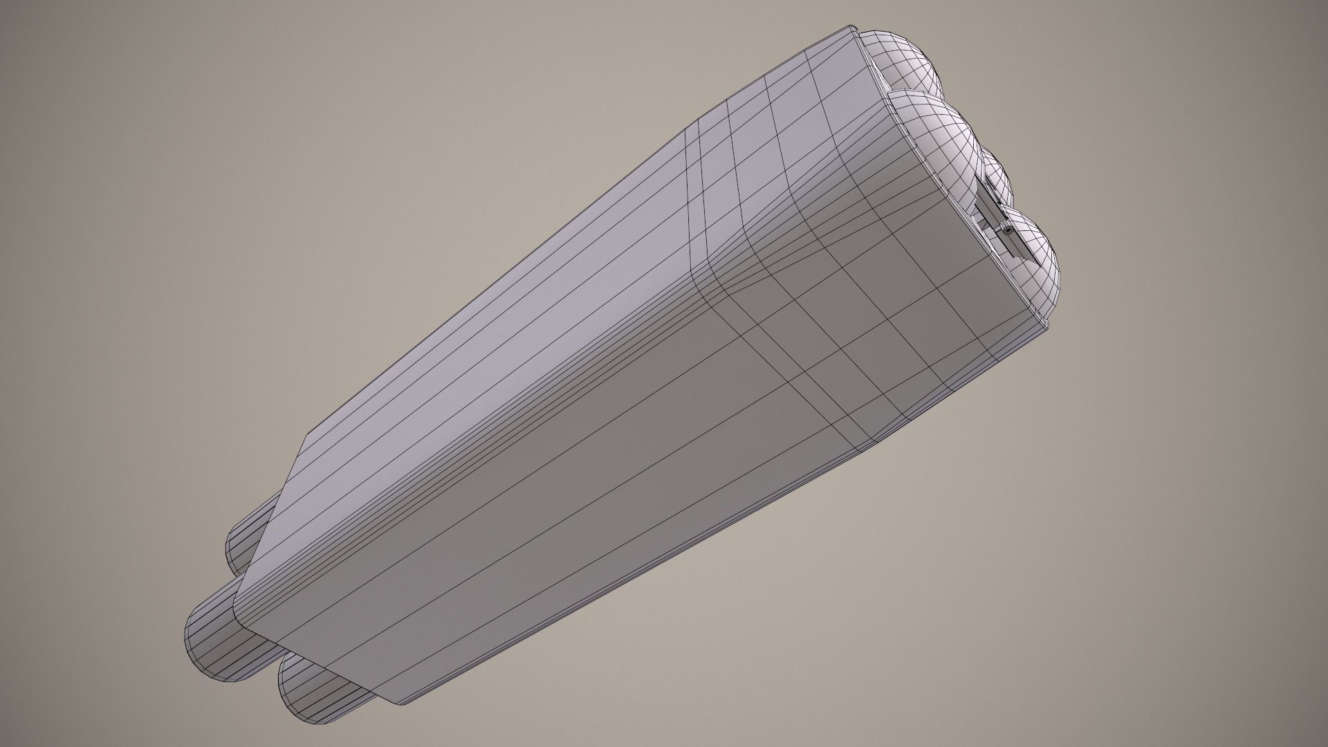  Launcher PARS 3LR With Missile X4 Low-poly 3D model_15