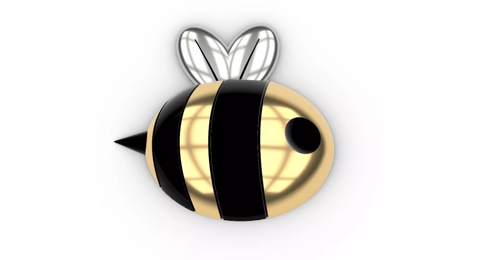 Bee Brooch and or Pendant - FREE DEMO Free 3D print model