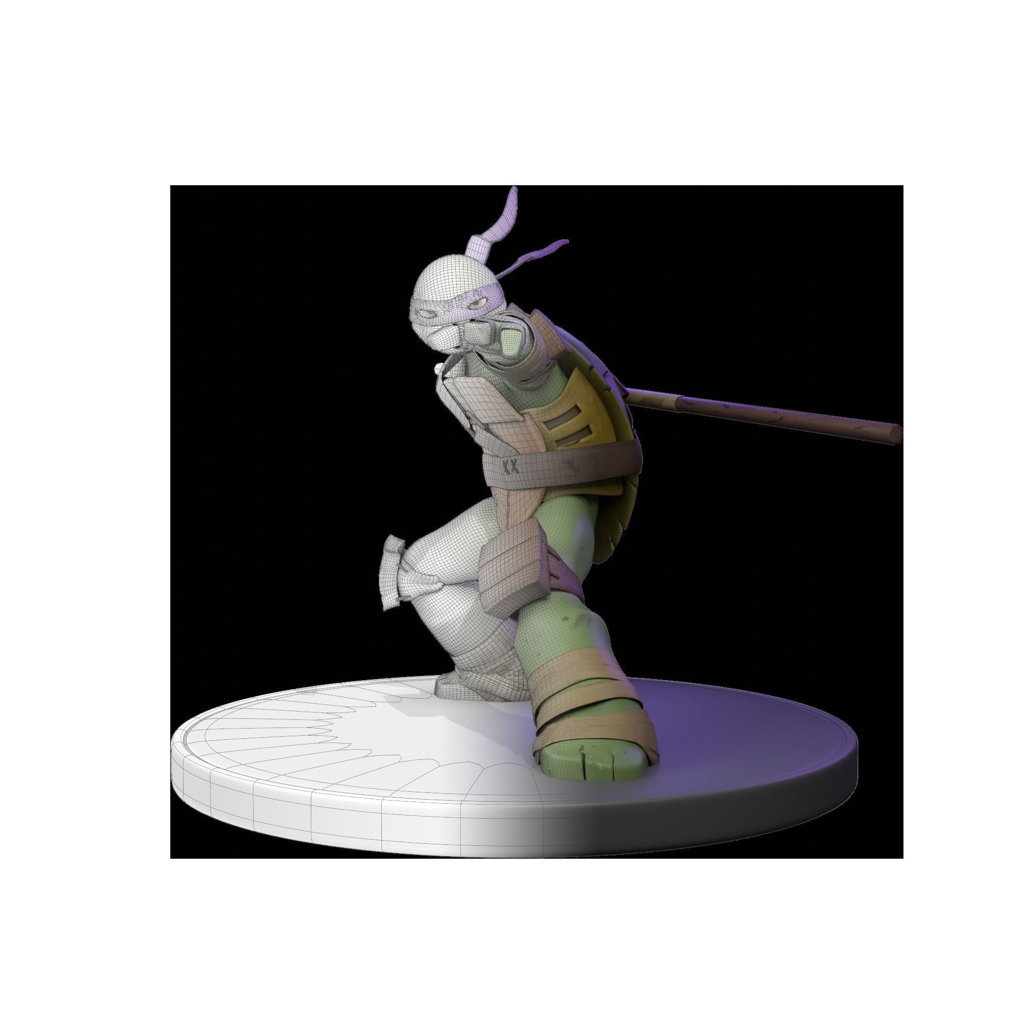 Donatello from the Teenage Mutant Ninja Turtles  3D model_5