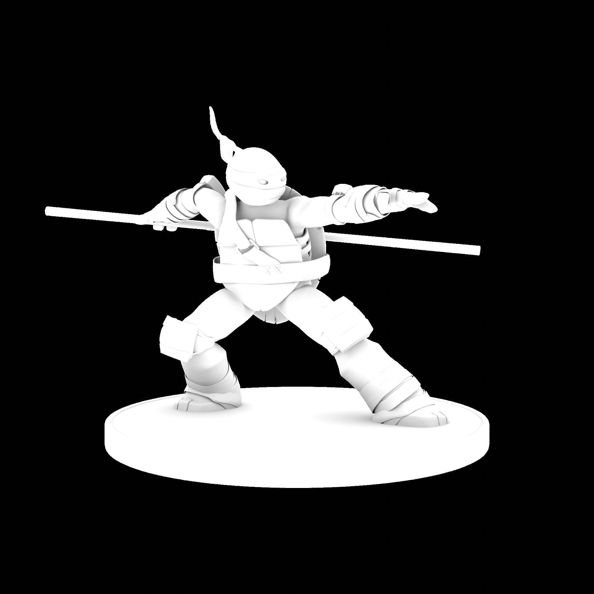 Donatello from the Teenage Mutant Ninja Turtles  3D model_8