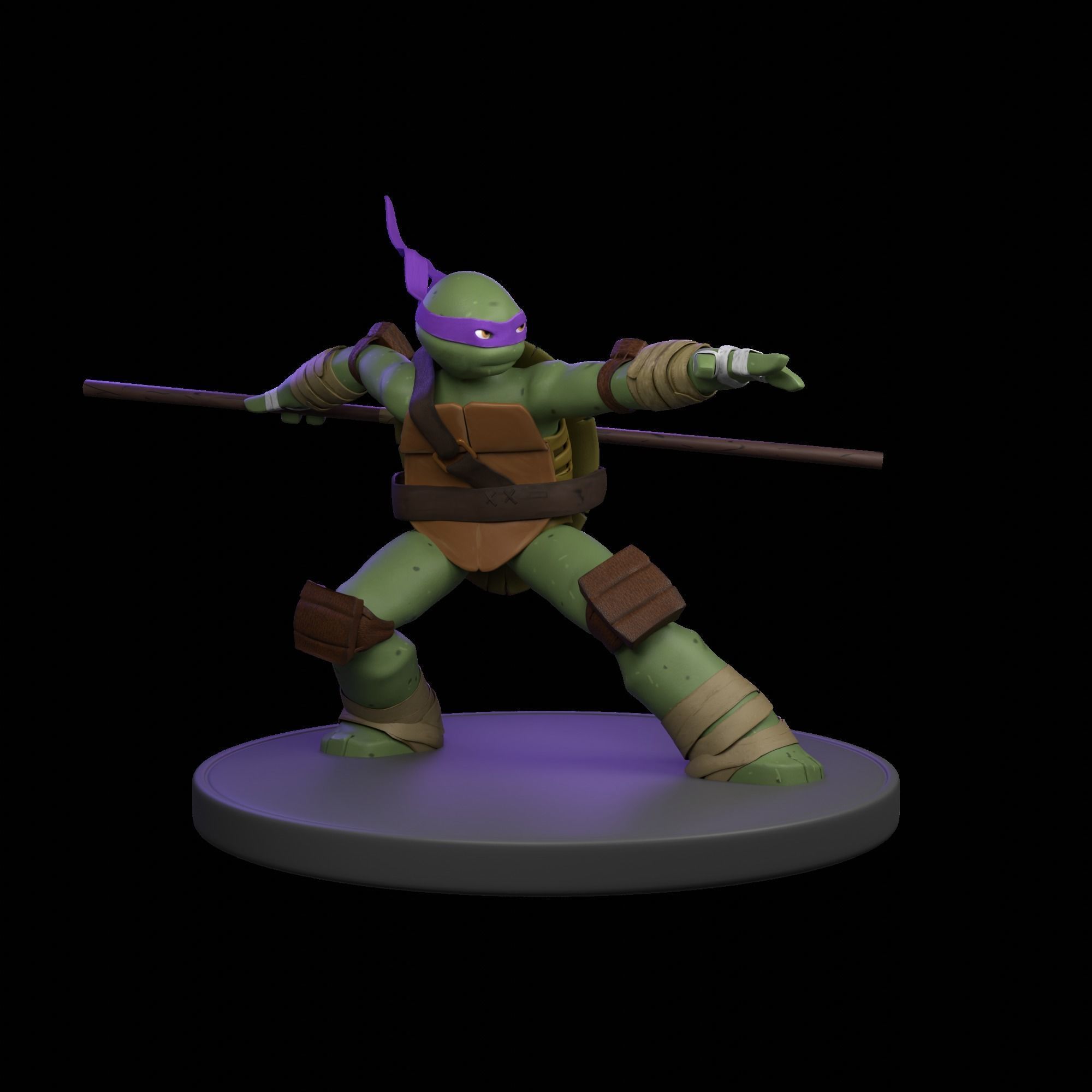 Donatello from the Teenage Mutant Ninja Turtles  3D model_2