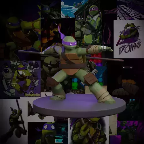Donatello from the Teenage Mutant Ninja Turtles  3D model