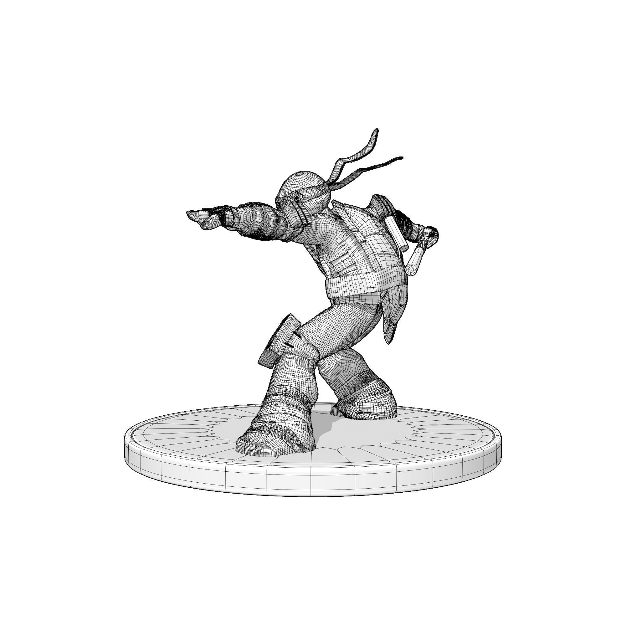 Donatello from the Teenage Mutant Ninja Turtles  3D model_13