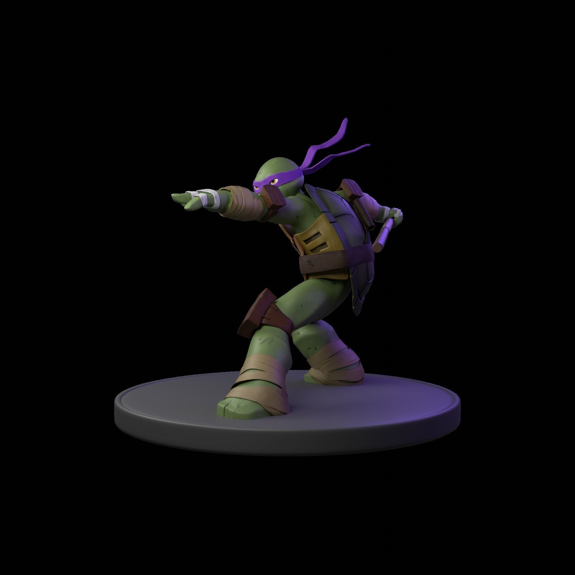 Donatello from the Teenage Mutant Ninja Turtles  3D model_6