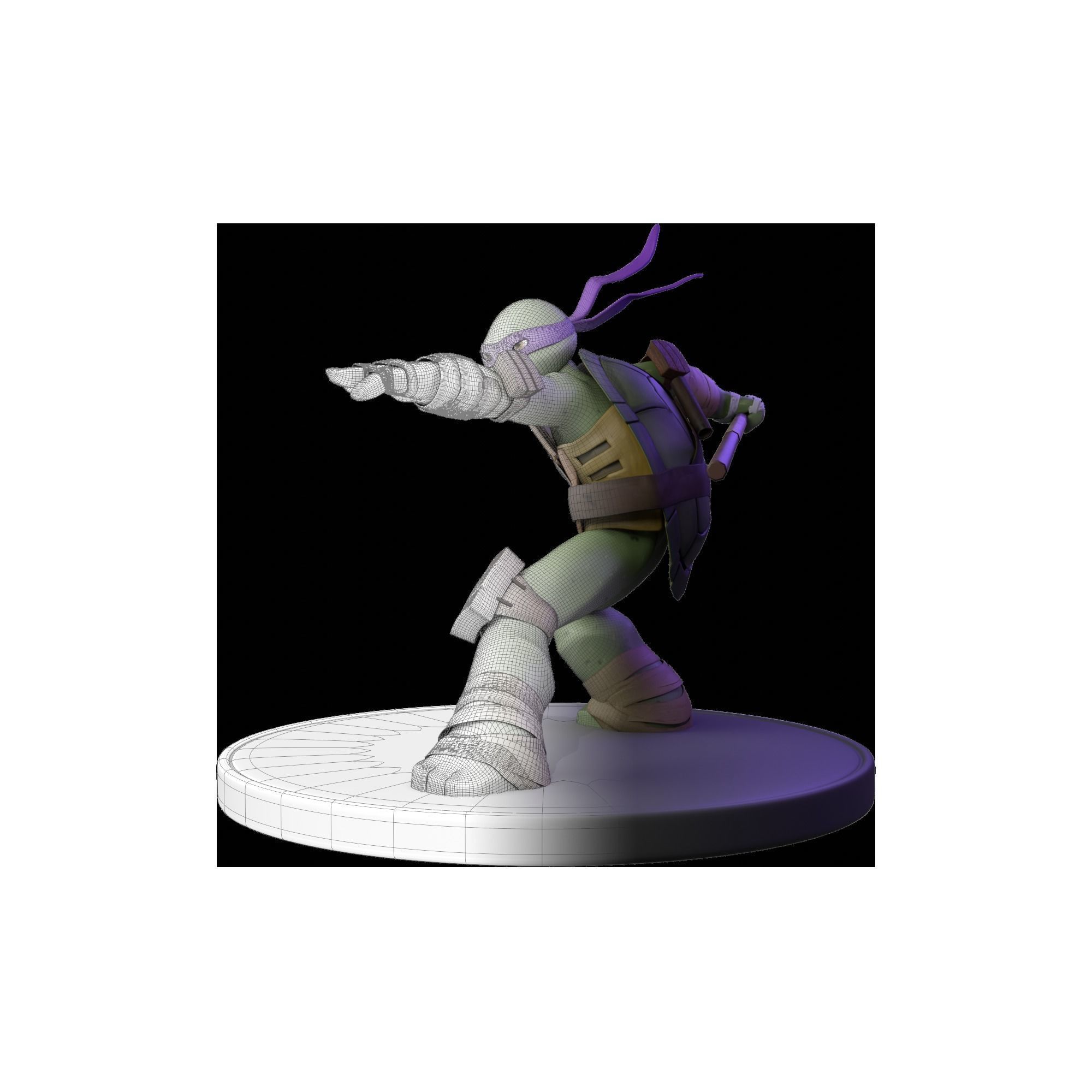 Donatello from the Teenage Mutant Ninja Turtles  3D model_7