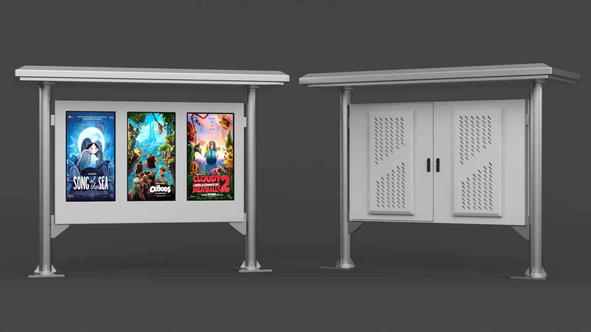 Digital Kiosk 3D model_0