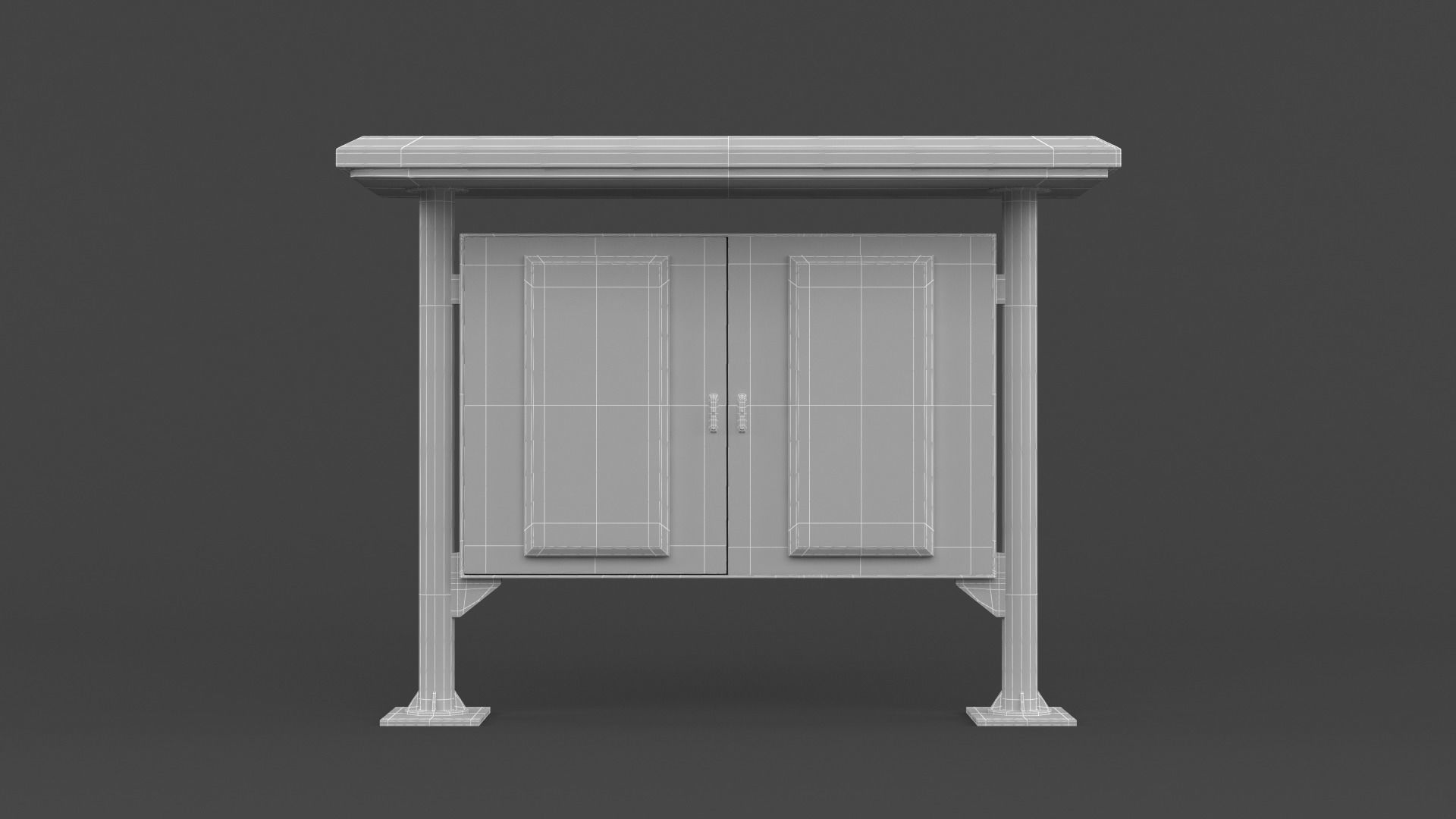Digital Kiosk 3D model_7