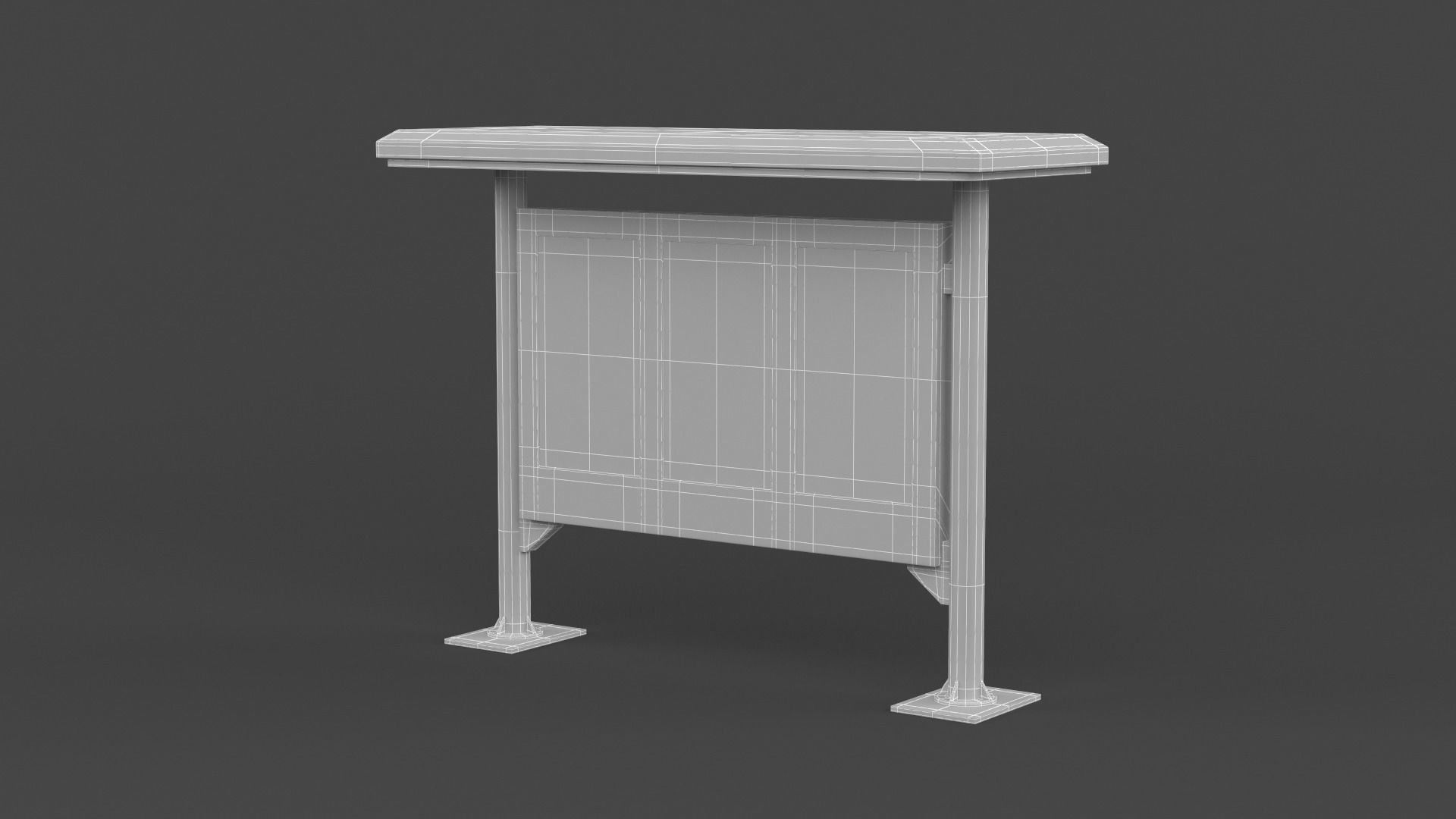 Digital Kiosk 3D model_8