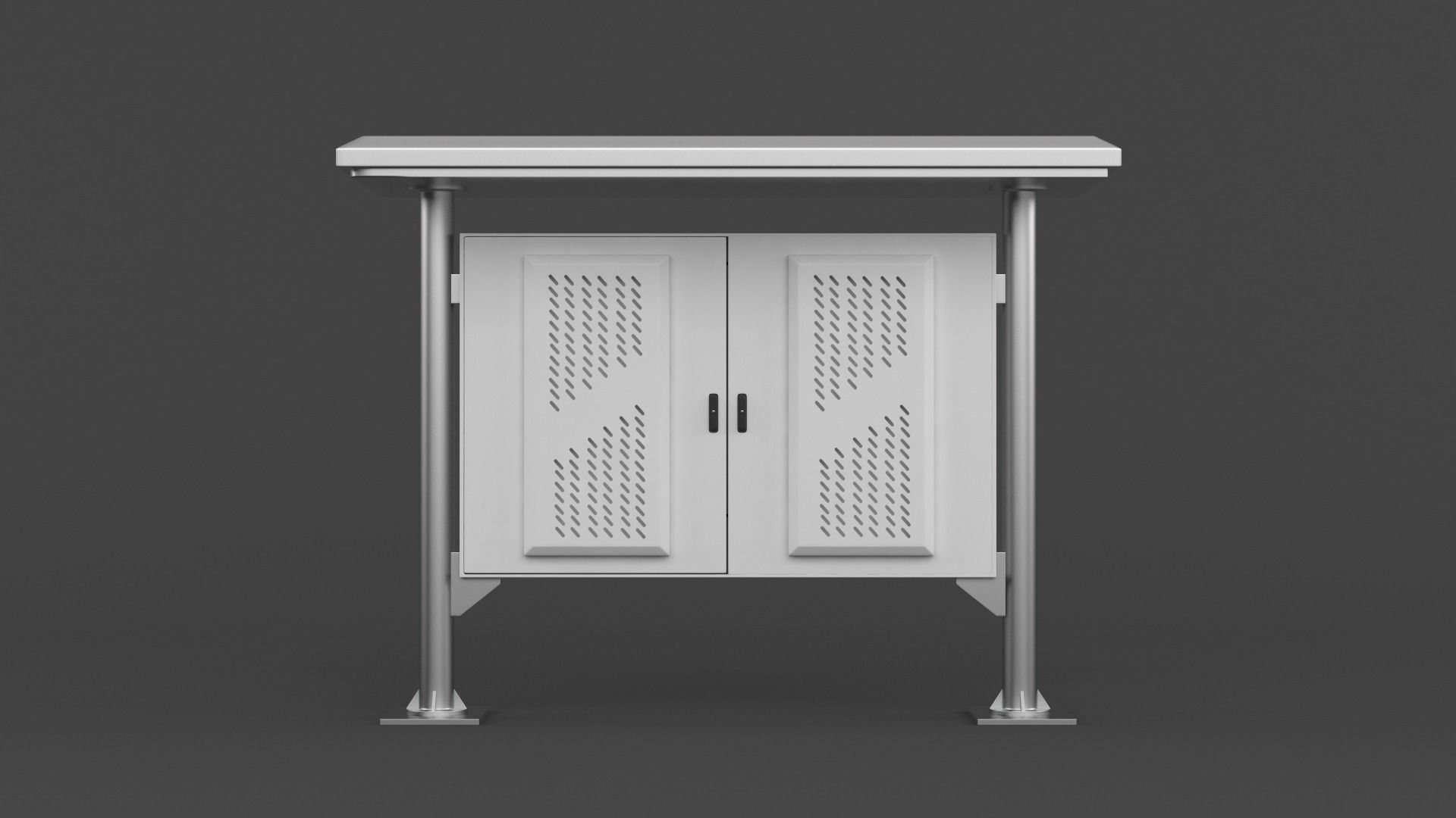 Digital Kiosk 3D model_2