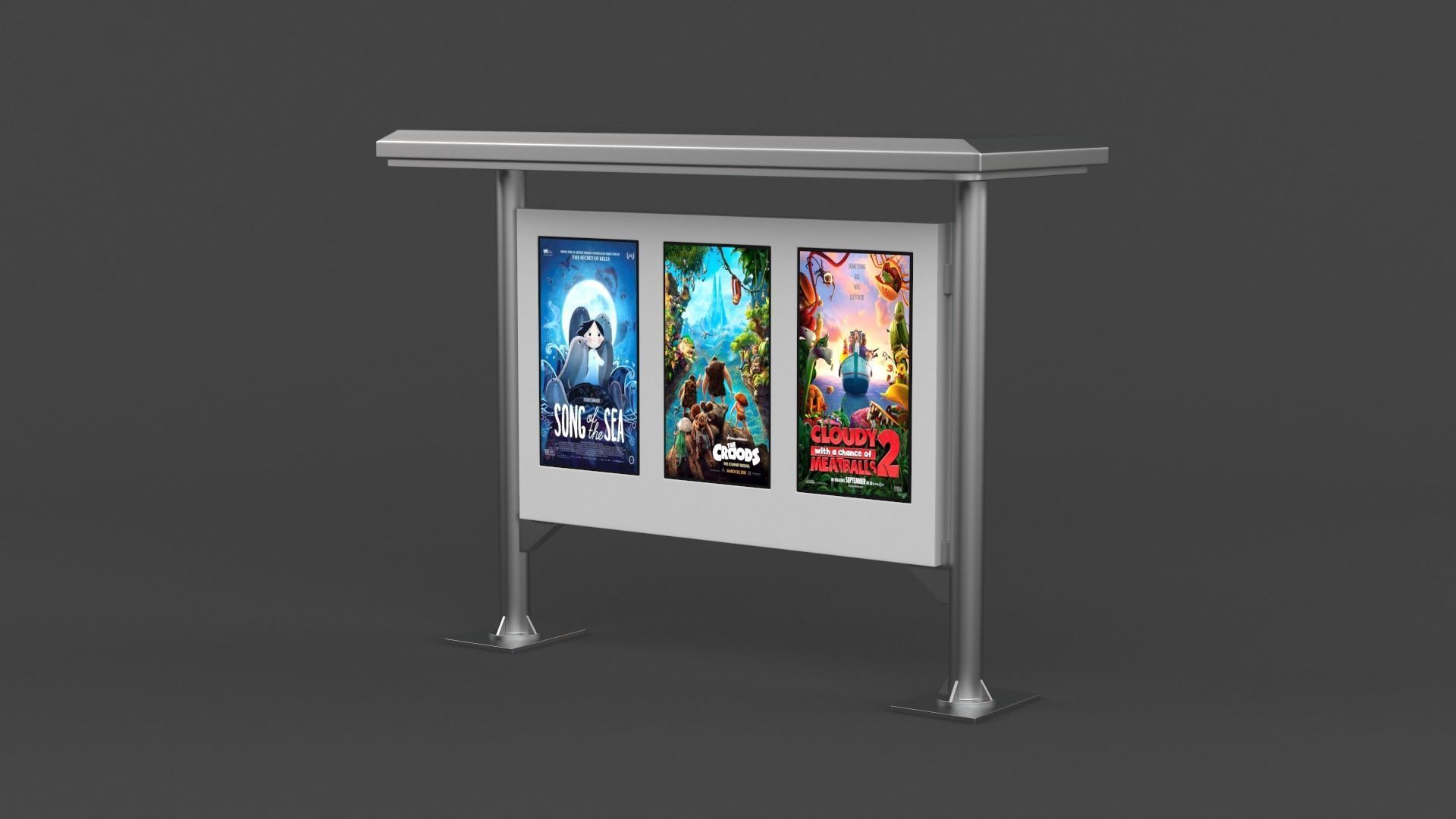 Digital Kiosk 3D model_3